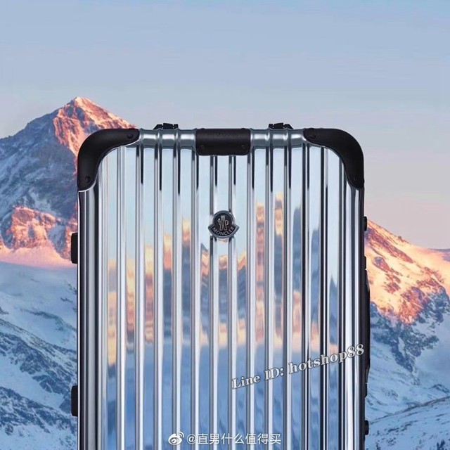 RIMOWA行李箱日默瓦四輪拉杆箱 Moncler與Rimowa「 Reflection 」鏡面行李箱聯名系列旅行箱 gdx1372